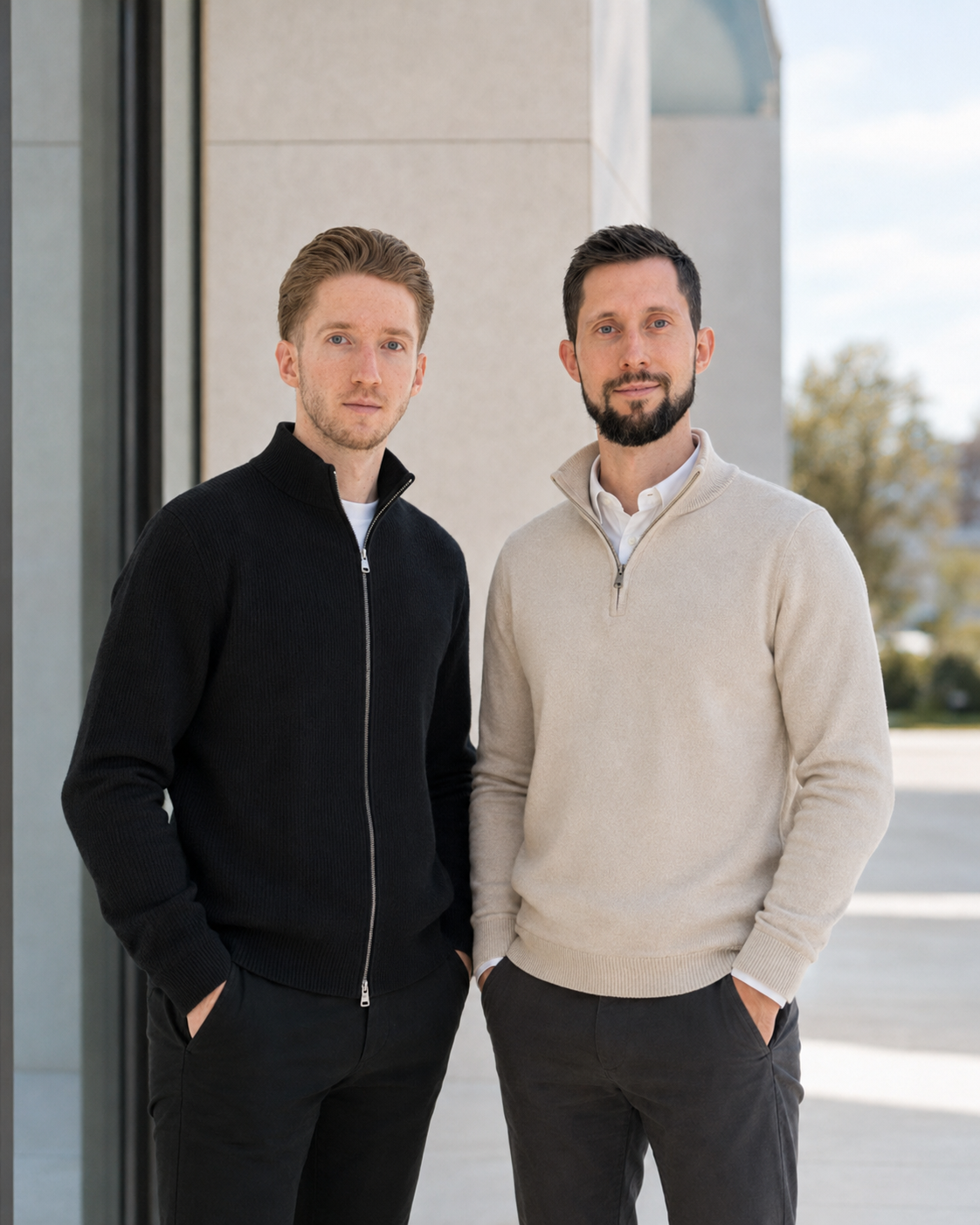Leon Tröster und Eugen Reinfeld, die Gründer von Saatio